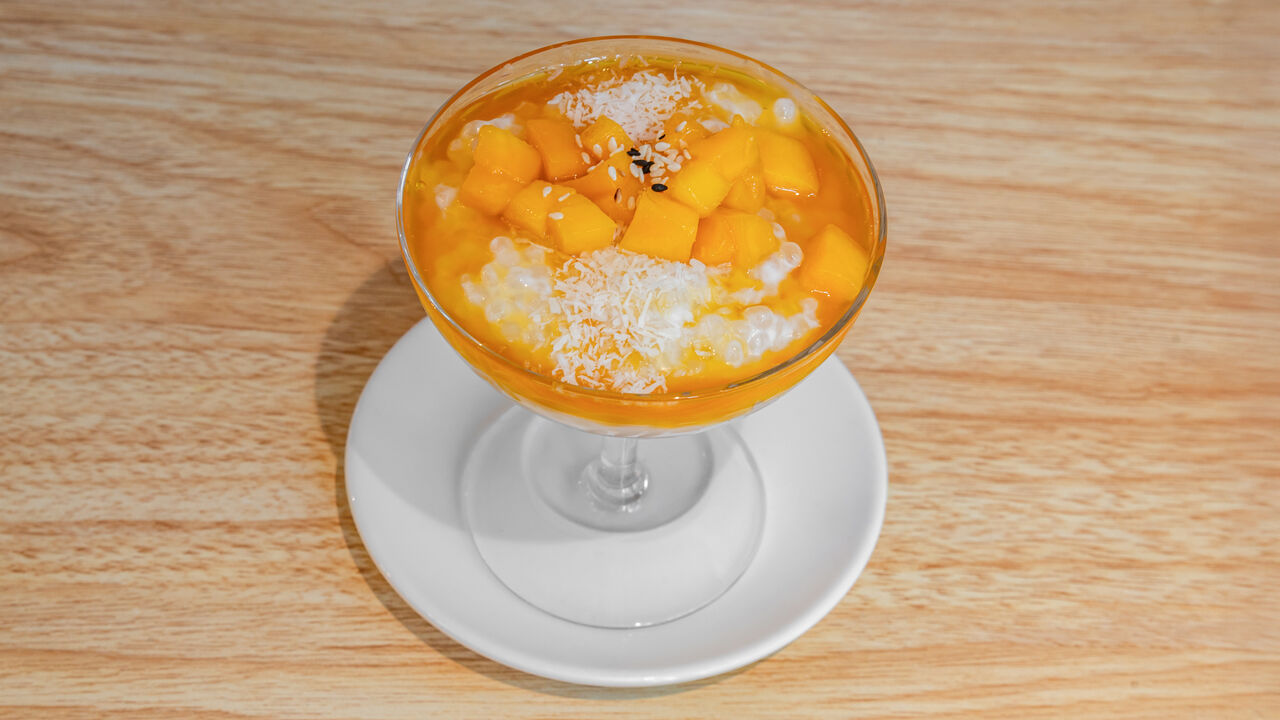 D- Perles de tapioca à la mangue