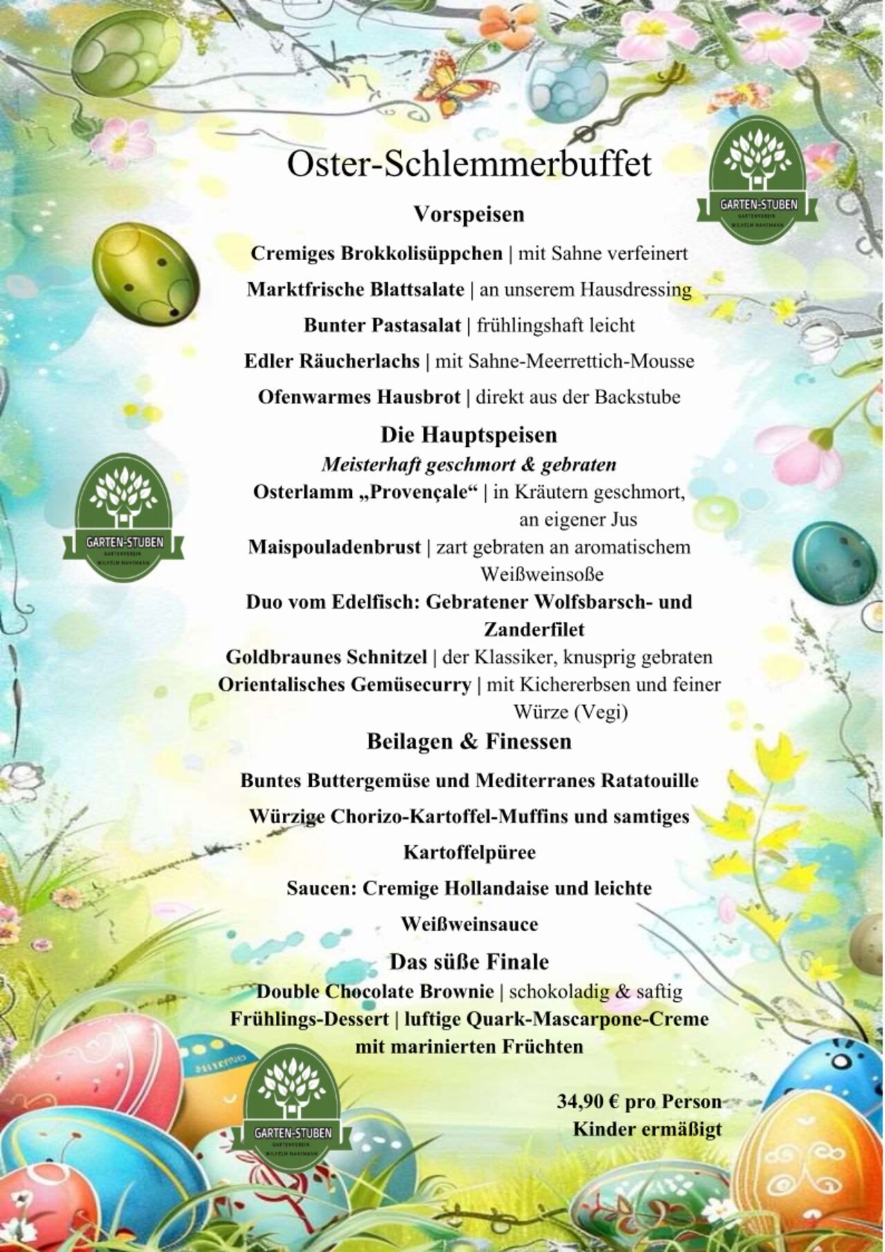 Oster-Schlemmer-Buffet 2026