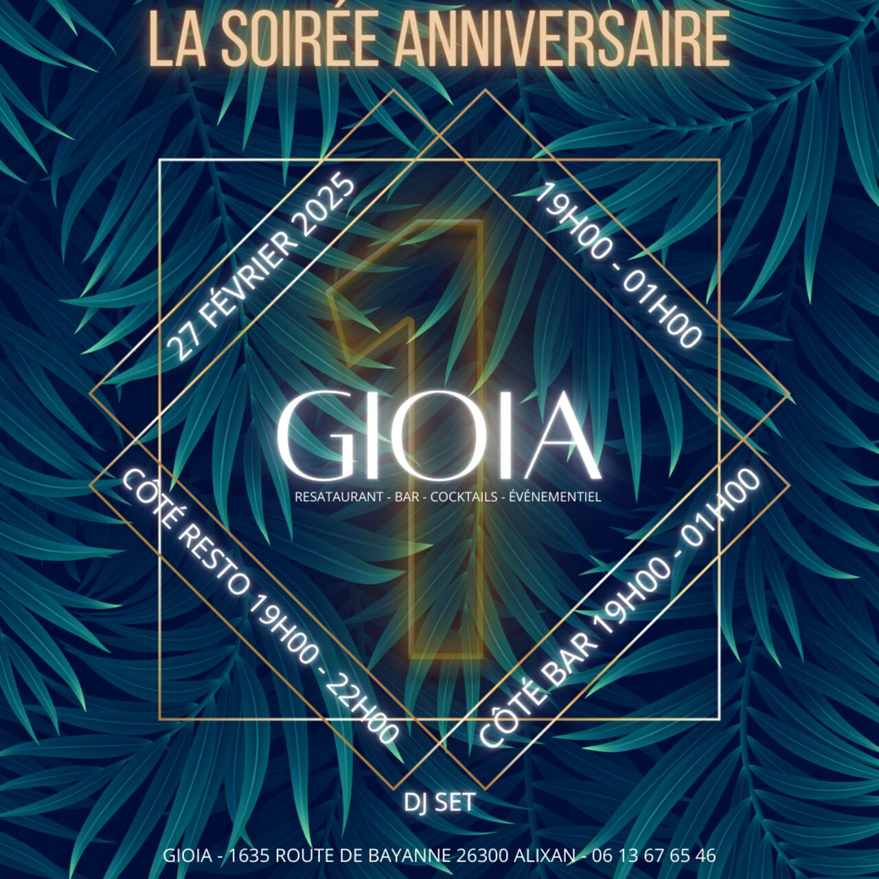 ✨ GIOIA FÊTE SES 1 AN ✨