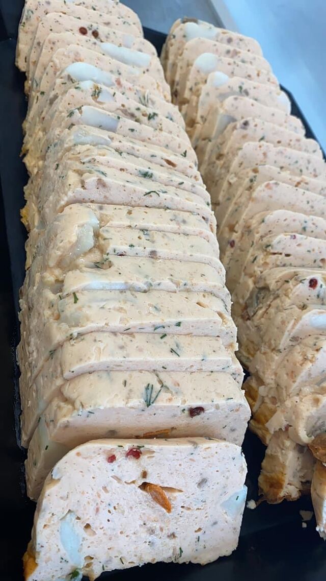 Terrine de Gambas et poissons