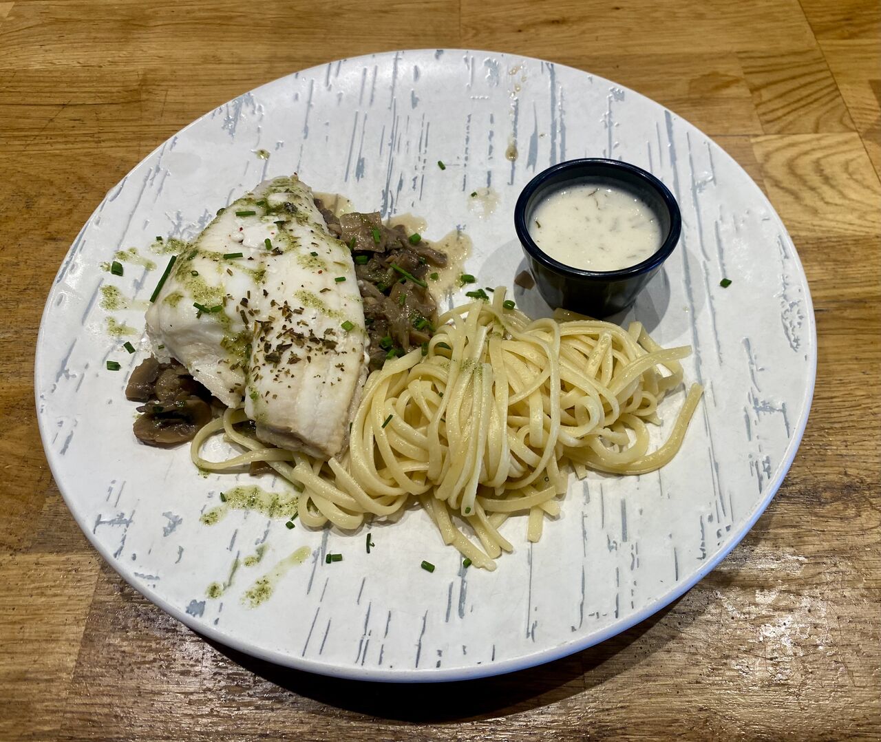 Filet de limande, sauce aneth