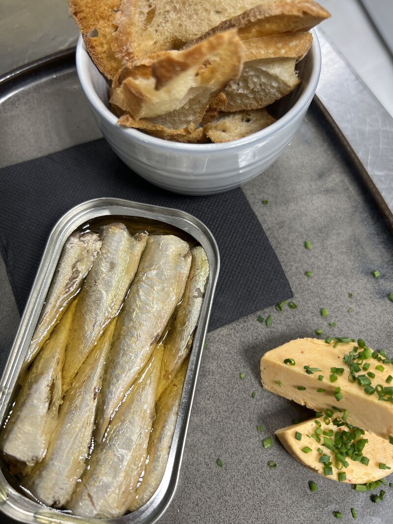Les Sardines Millésime 2020, Beurre au Piment d'Espelette et Croûtons