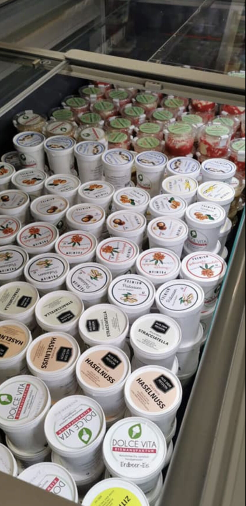Unser leckeres Eis bekommen sie auch im REWE Sercan Övüc in Bad Salzdetfurth