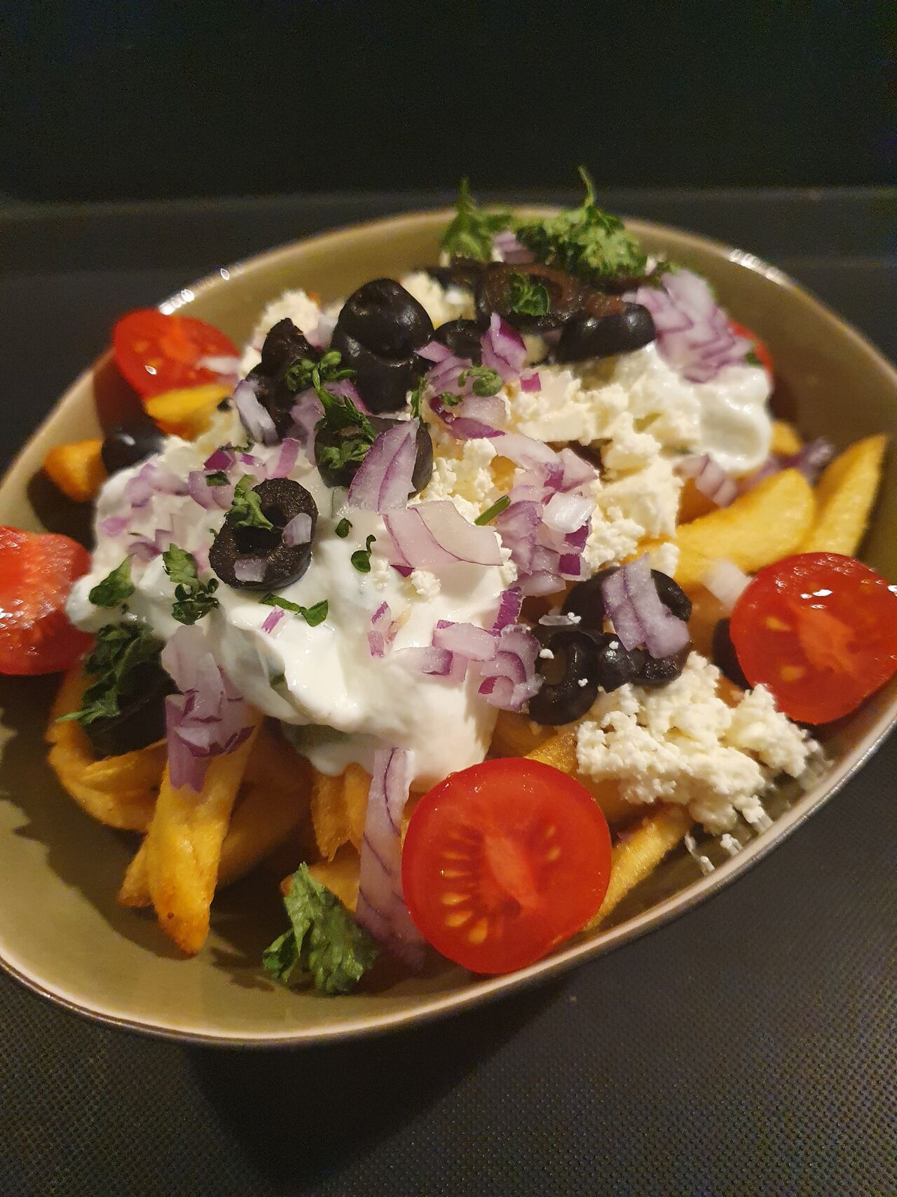 Poutine Greek Style
