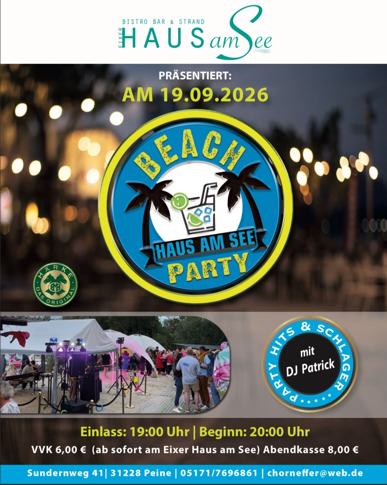 19.09. Beachparty