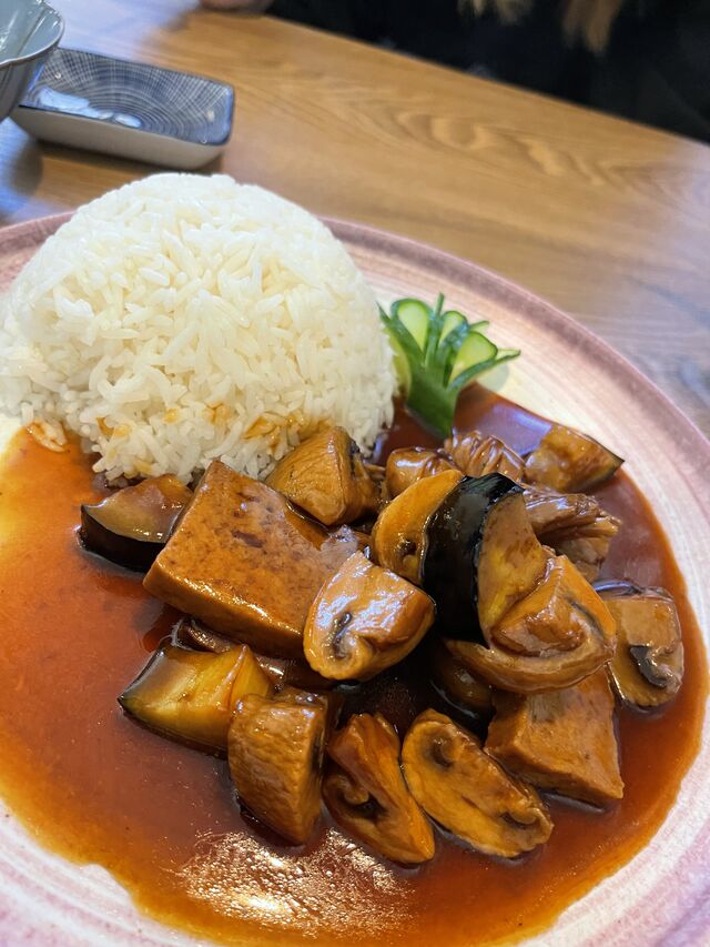 Auberginen Tofu Delight