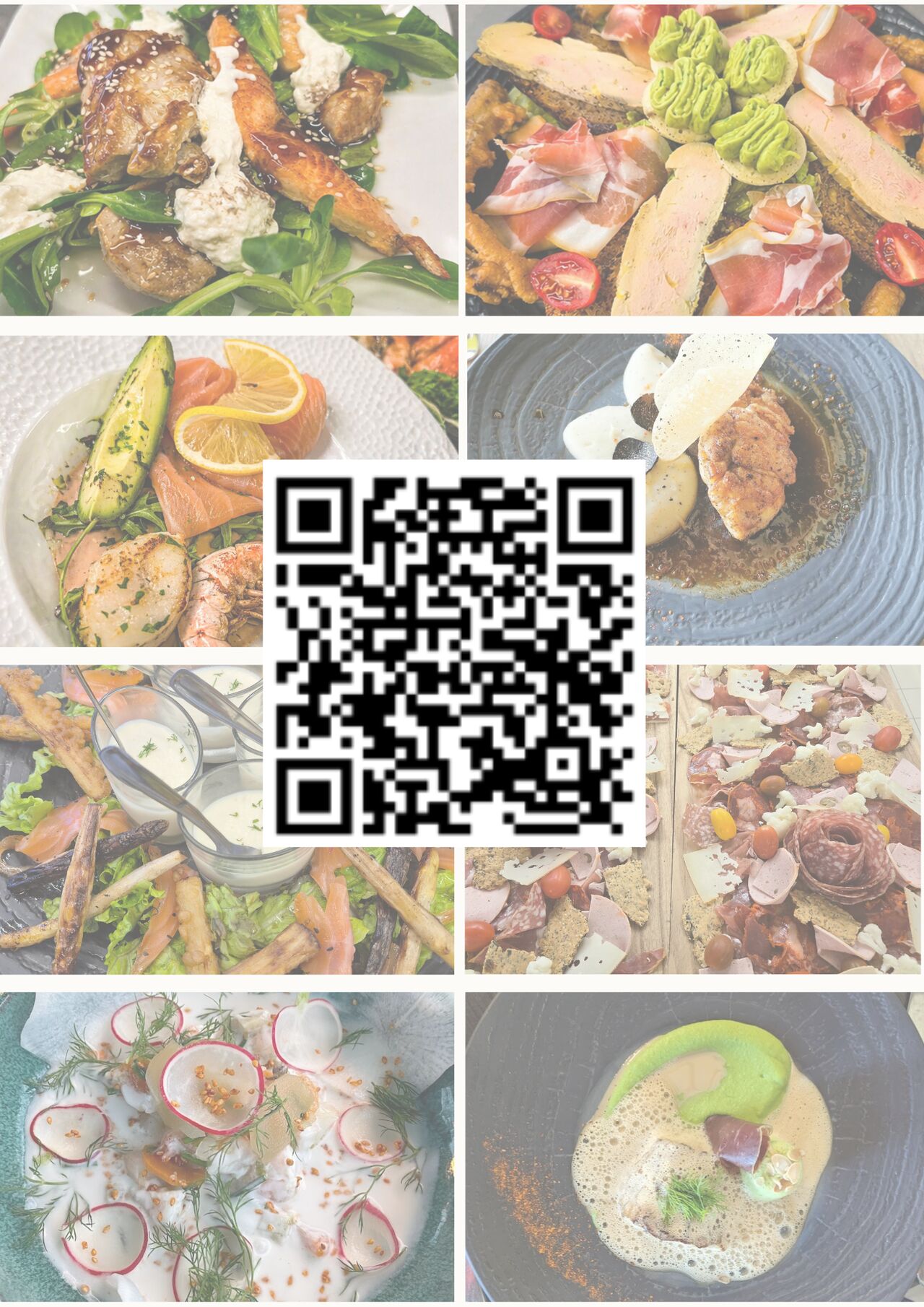 Notre menu du jour