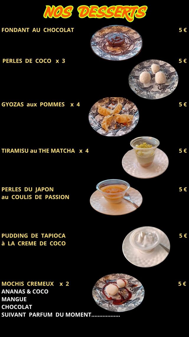 NOS DESSERTS