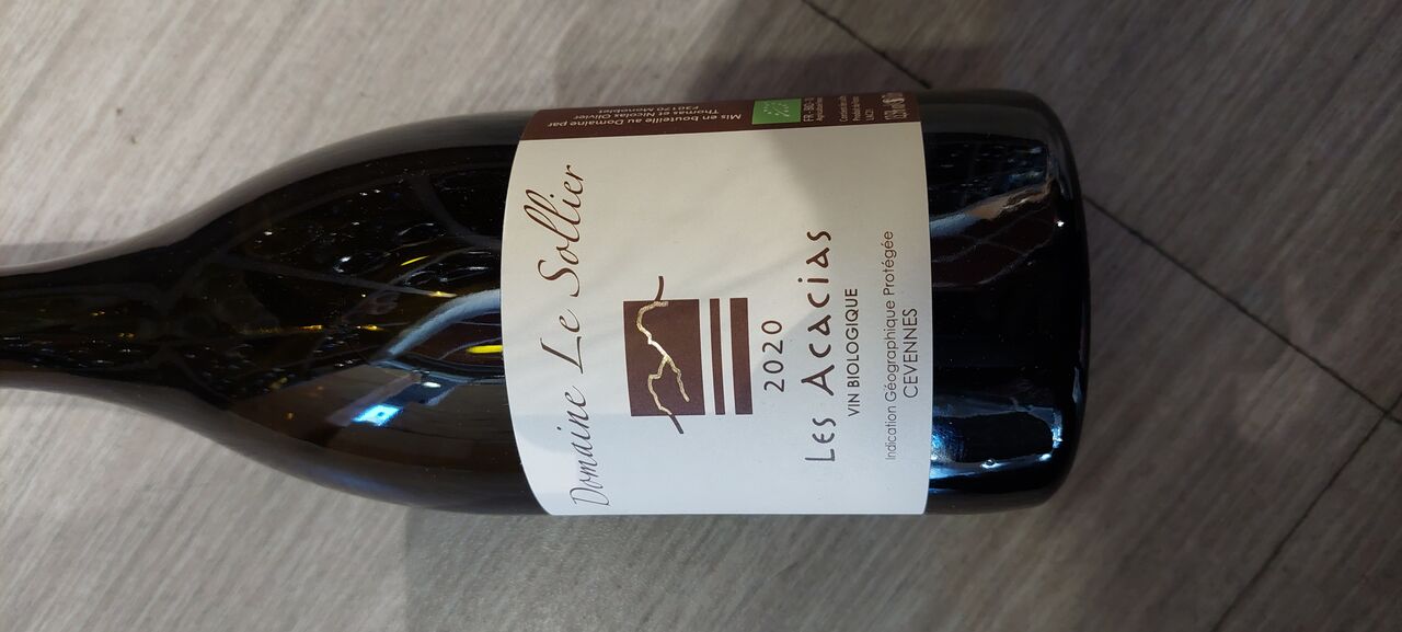 Les Acasias blanc
Domaine du Sollier
Viognier/Roussanne
12,50€