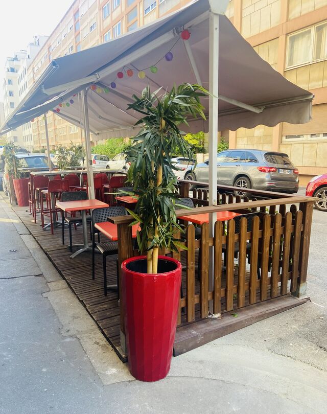 Notre terrasse ombragée