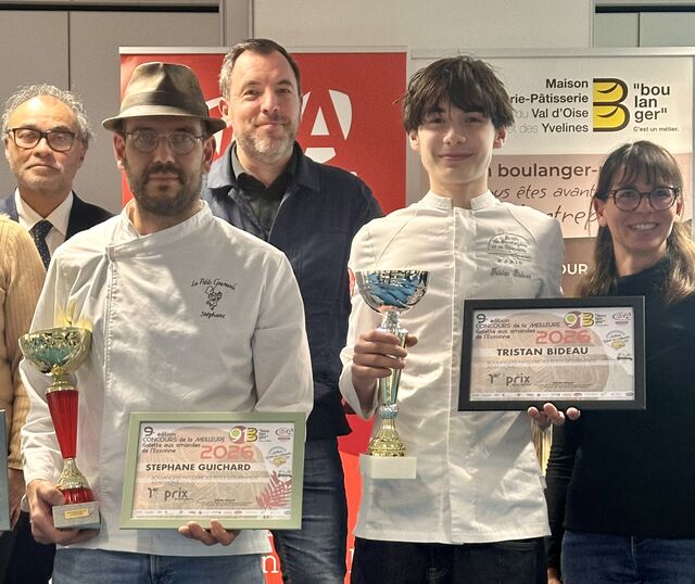 Tristan et Stéf arrivent 1er au concours de la galette de l'essonne