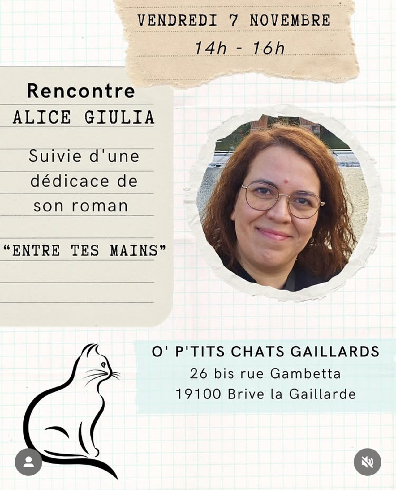 Dédicace Alice GIULIA