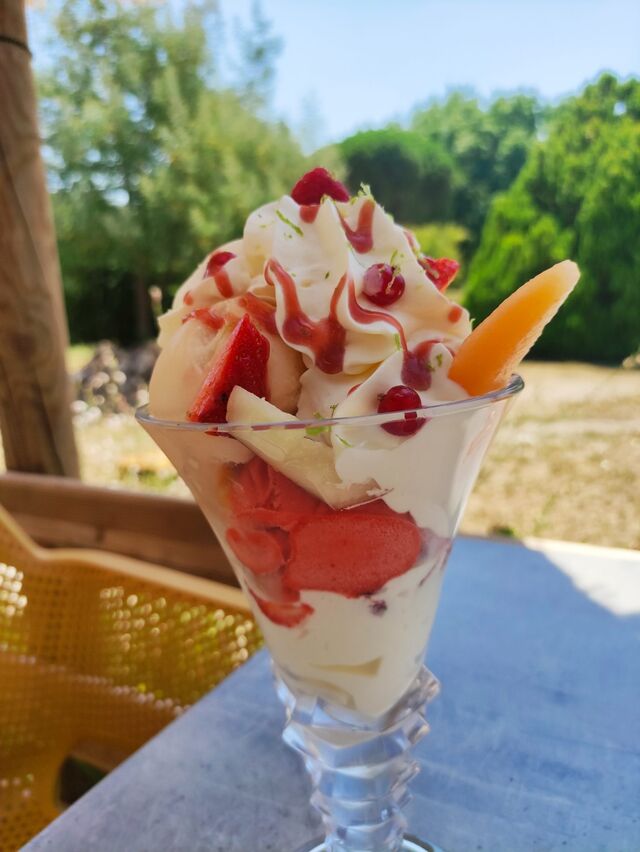 Nos succulentes Coupes de Glaces artisanales 