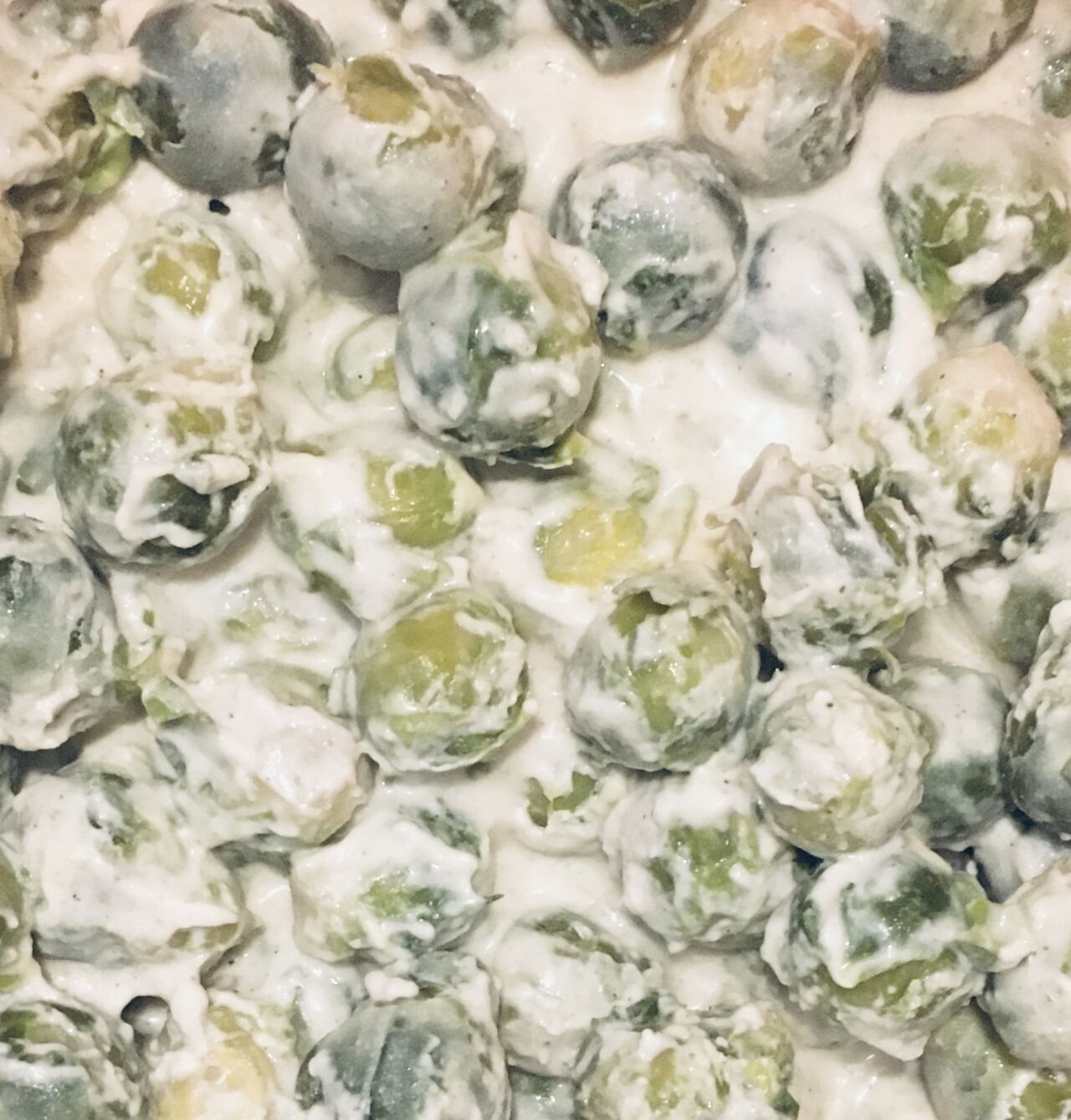 Rosenkohl in Rahmsauce 