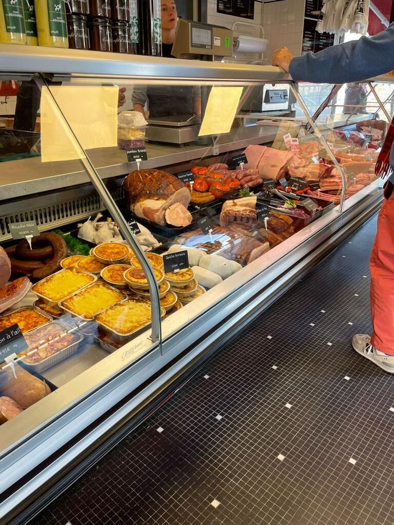 Vitrine des plats préparés