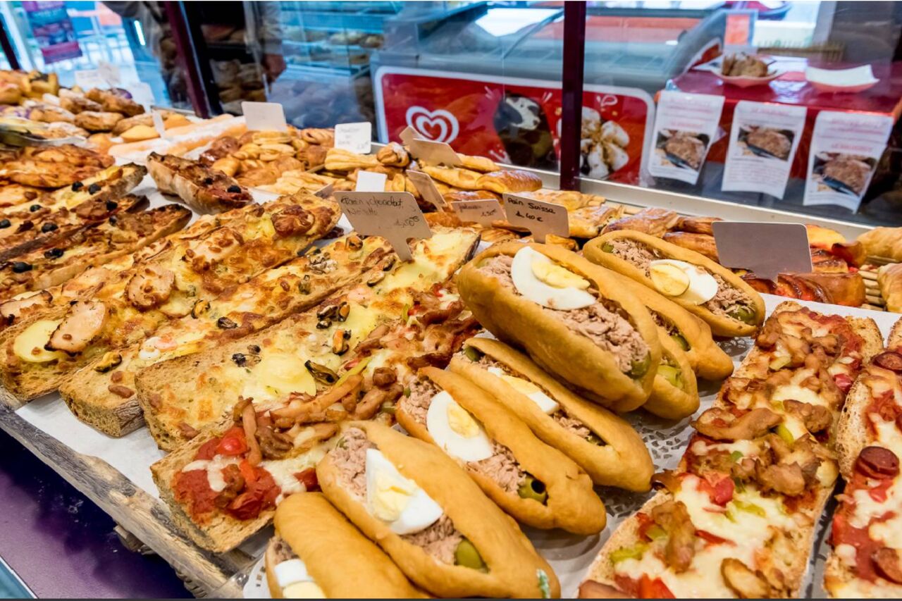 Nos sandwichs en fonction du temps