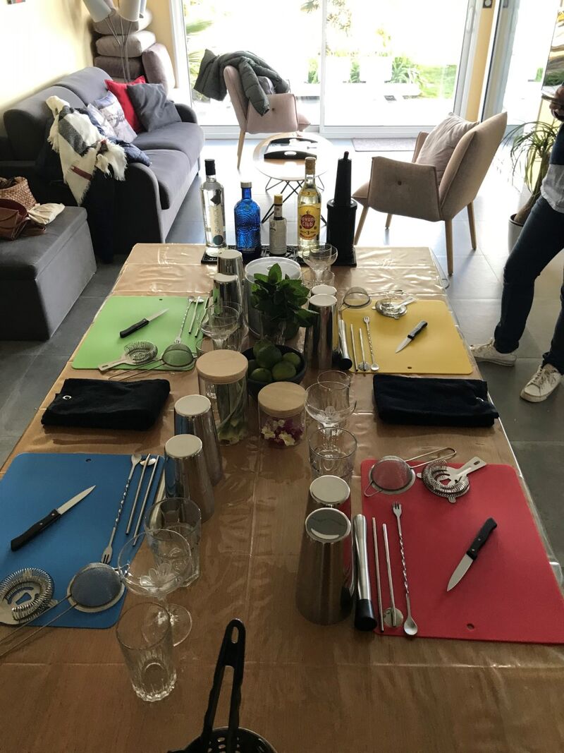 mise en place EVJF pour 4 personnes