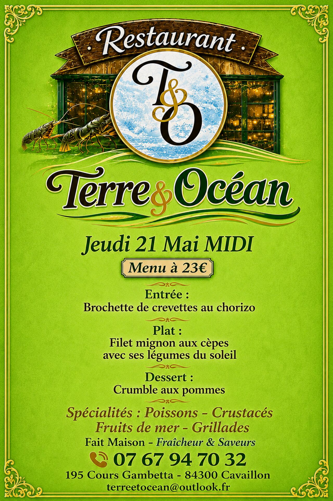 Menu Jeudi 21 Mai MIDI