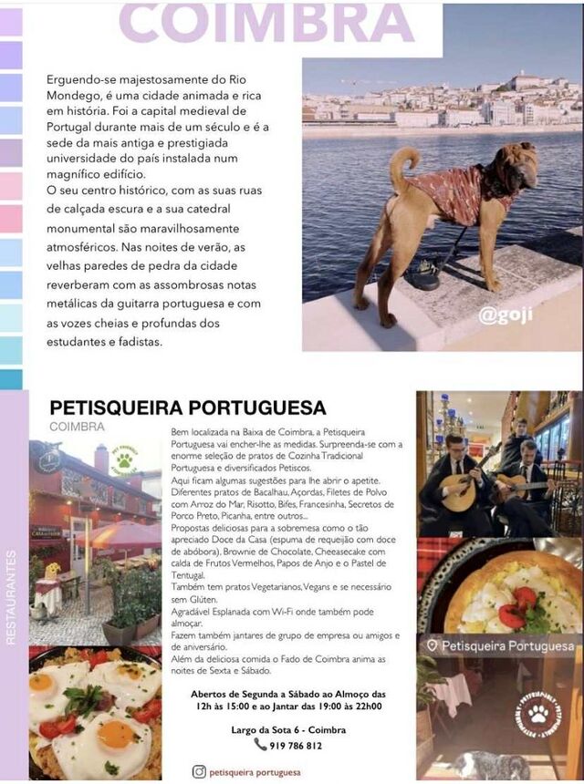 Fazemos parte do Guia Petfriendly Portugal