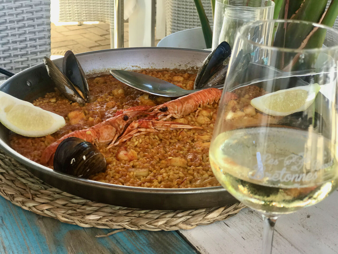Paella mariscos