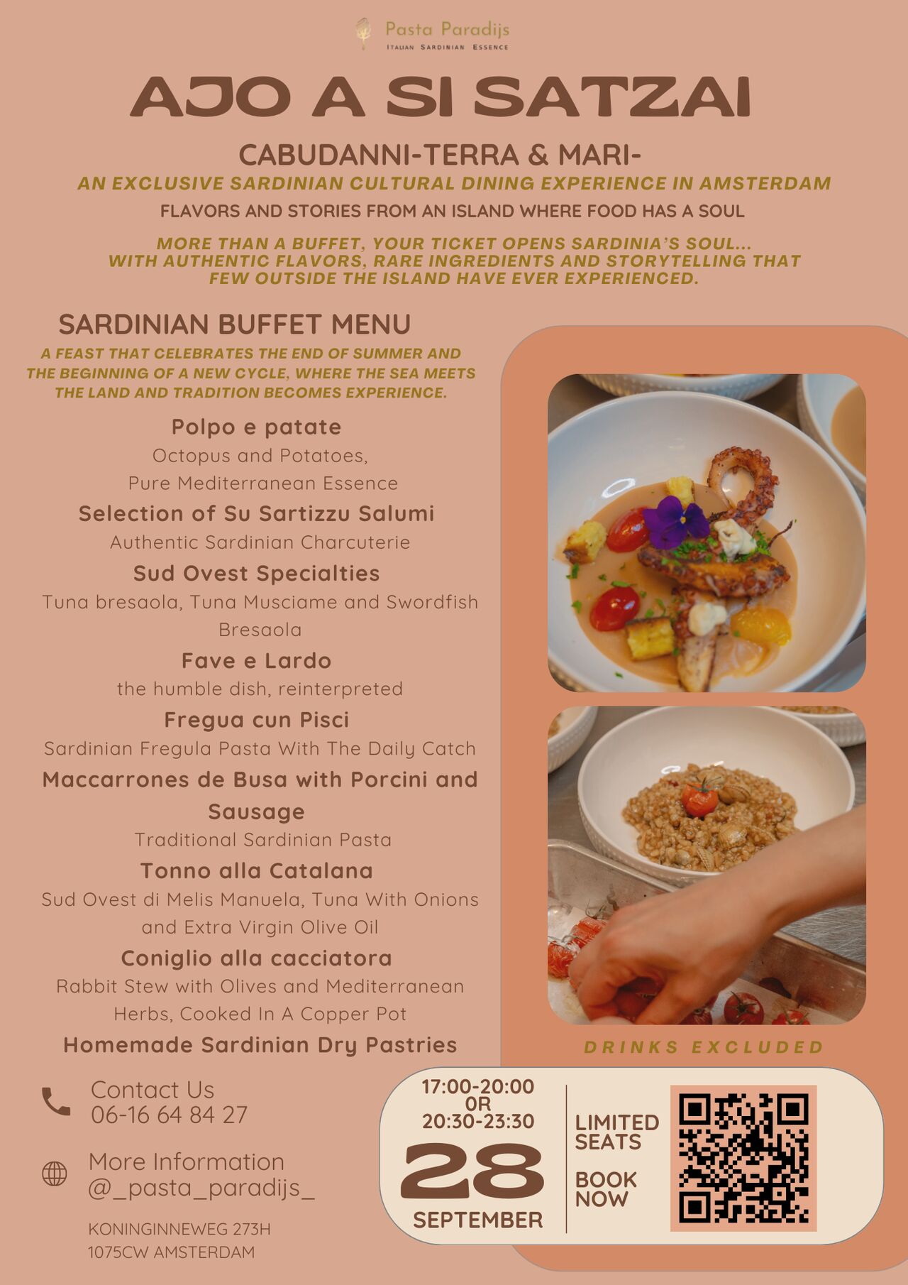 Ajo a Si Satzai – Cabudanni · Terra & Mari Sardinian Feast