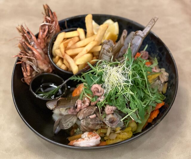 Visschotel: specialiteit van de chef