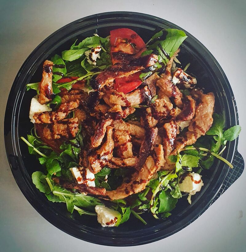 Rumpsteak salad 