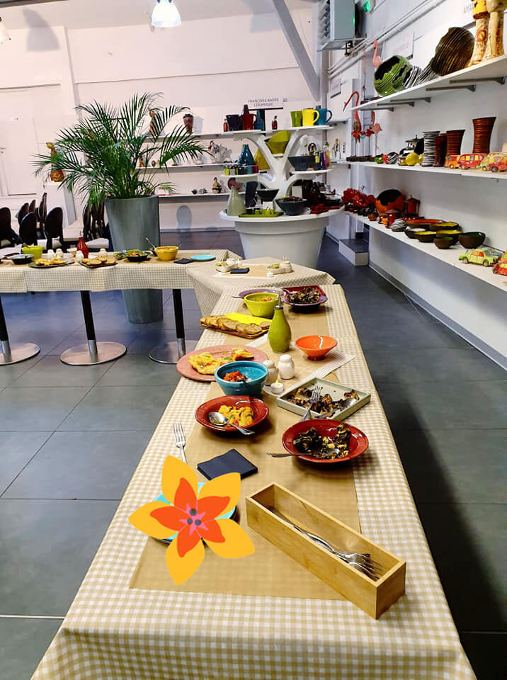 réception traiteur à l'Argilla