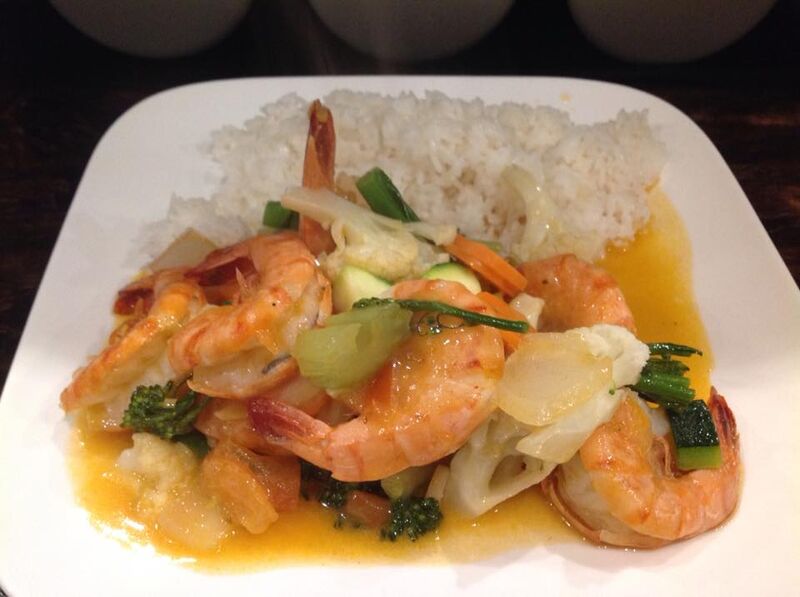 Scampis Tomyam Thaï