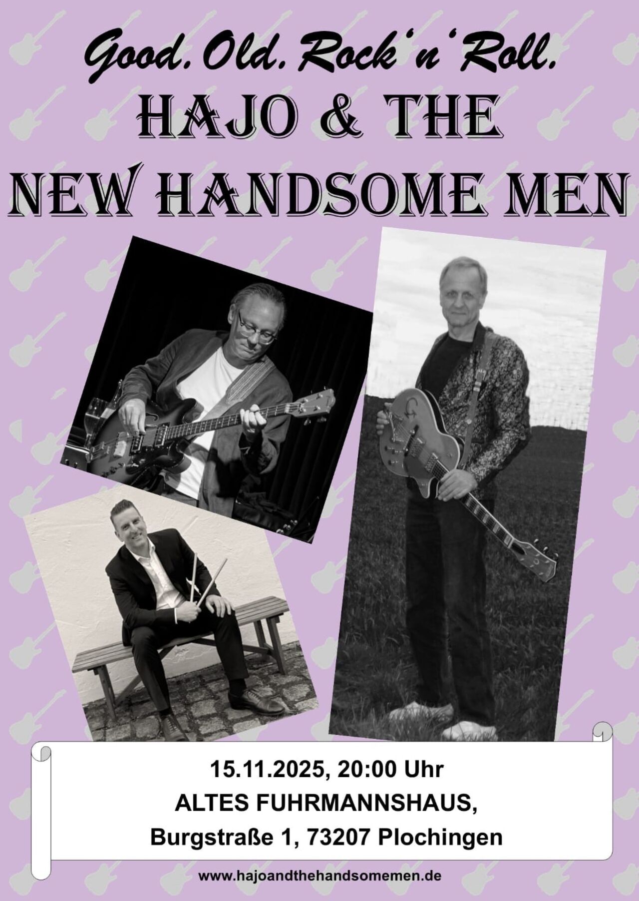 "HAJO & THE NEW HANDSOME MEN" am Samstag, 15.11.2025
