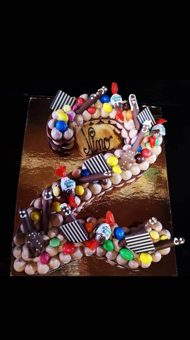 Number cake Chocolat