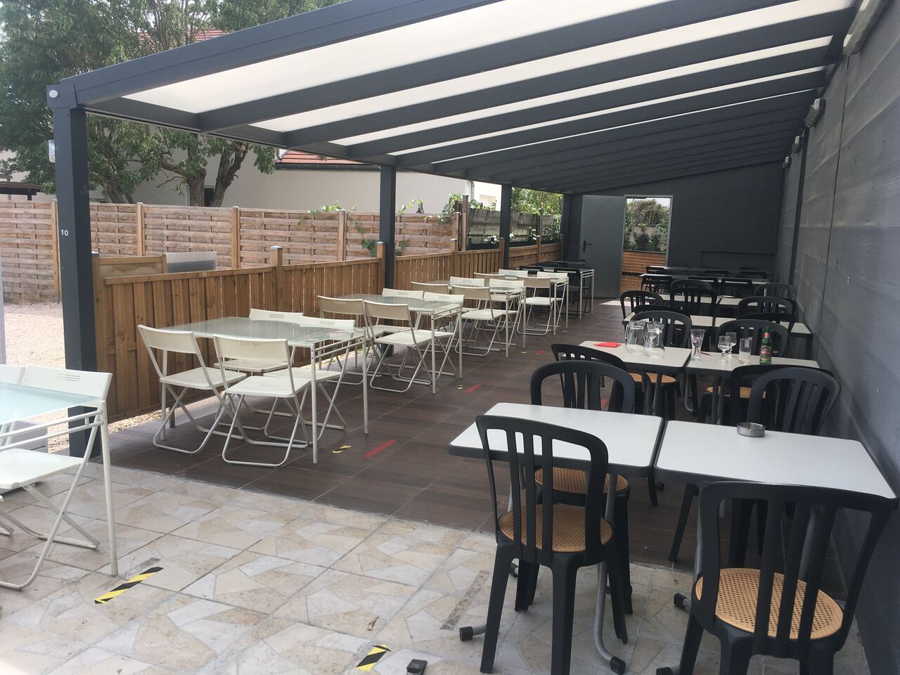 notre terrasse ombragée