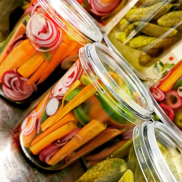 Nos Pickles maison sur les buffets
