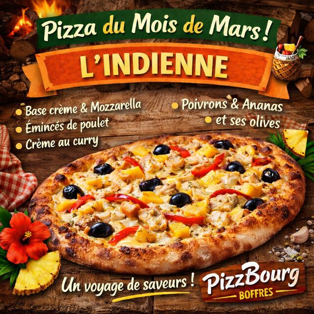 Pizza du mois de Mars 