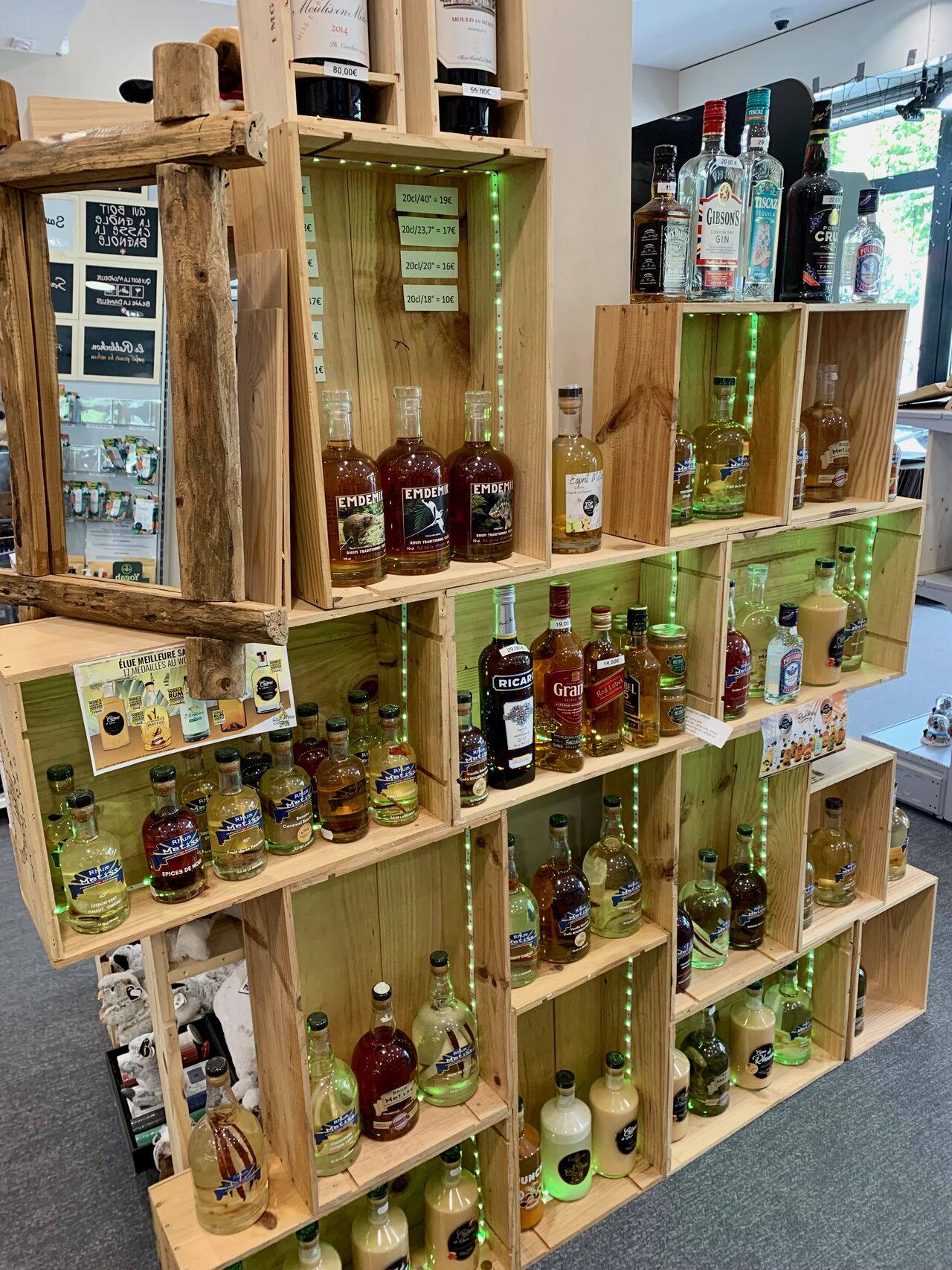 Vodka, Gin, Whisky, Get, Porto, Tequila et rhums