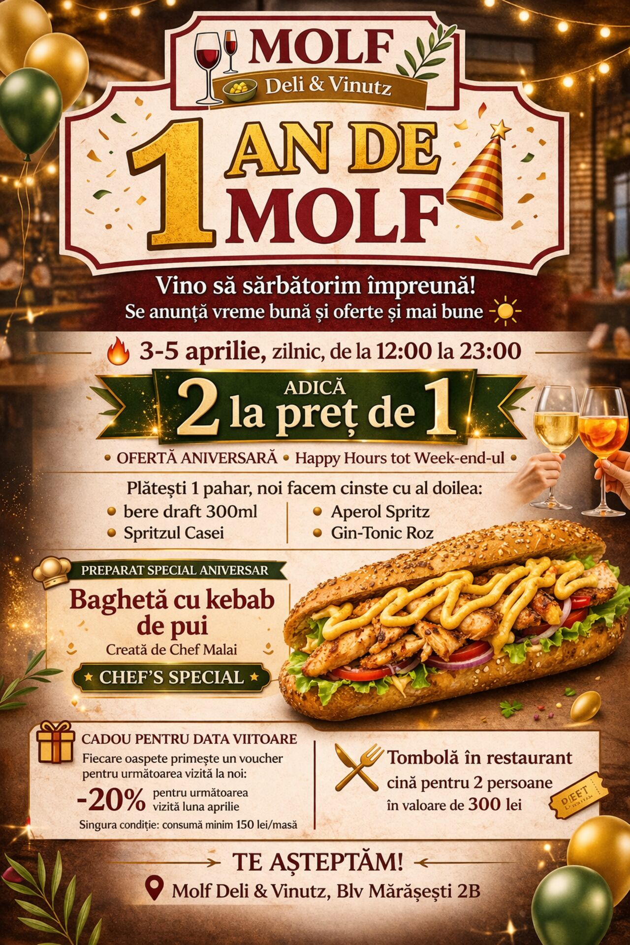 1 an de MOLF 3-5 aprilie