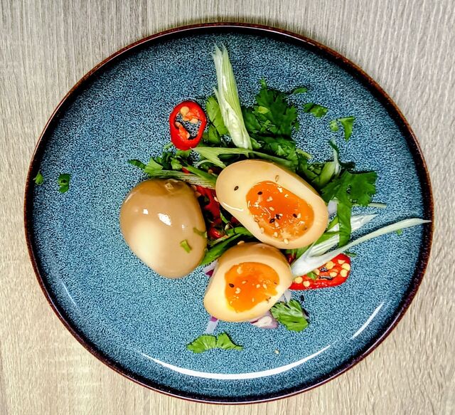 Oeuf mariné à la japonaise