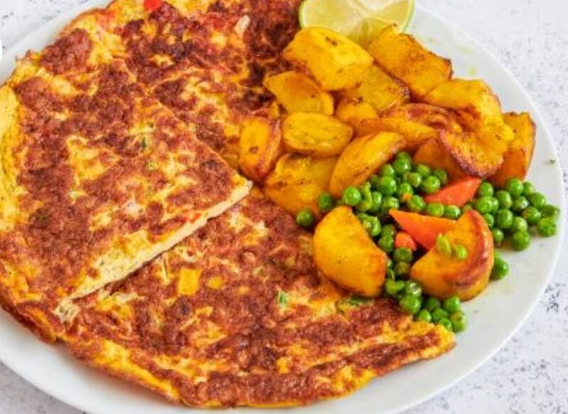 Assiette d'agneau et galette