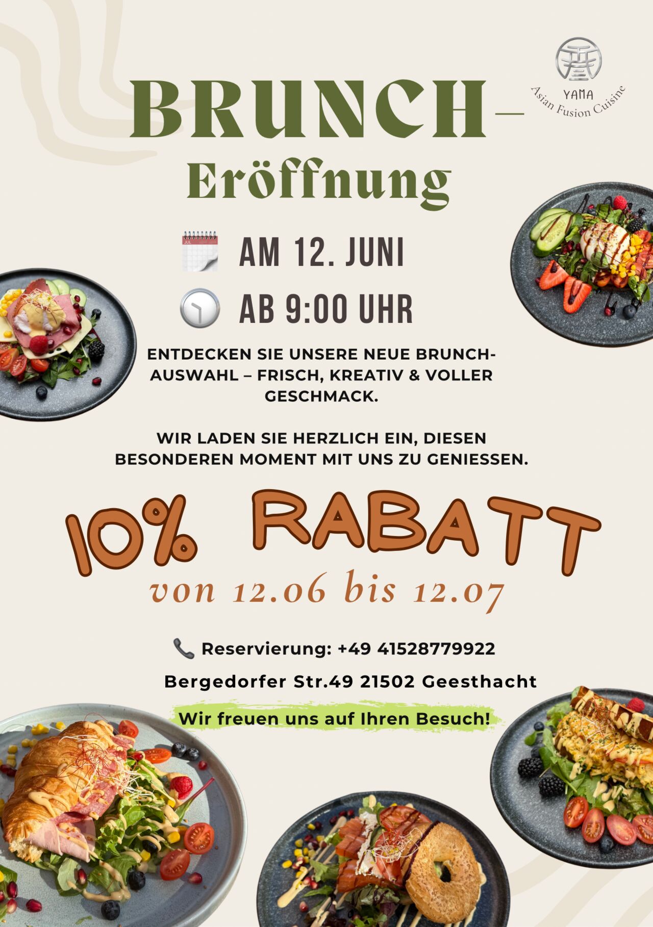 10% RABATT BRUNCH