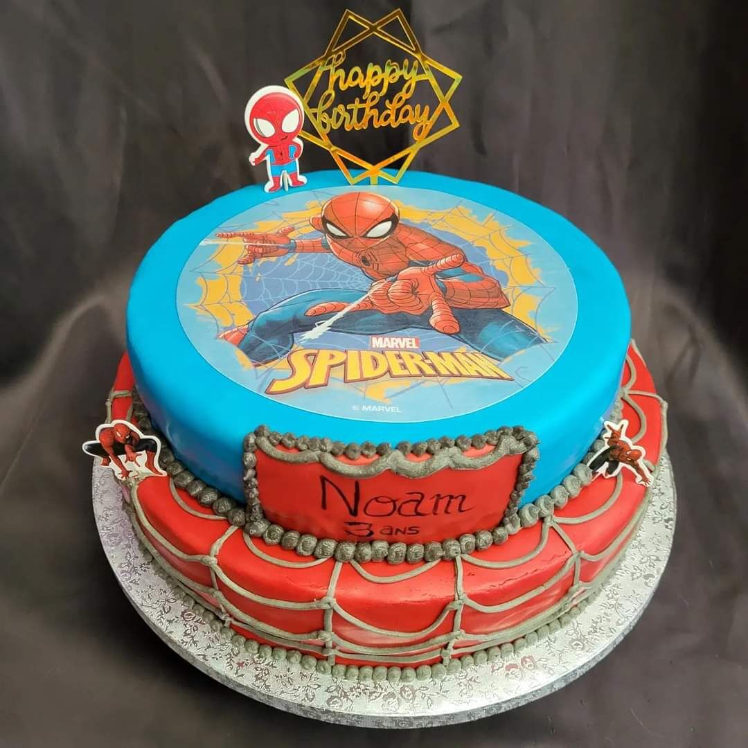 Gâteau spiderman