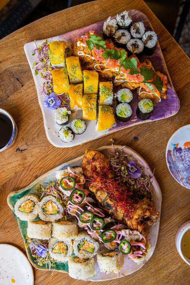 Roślinne sushi w CUDO