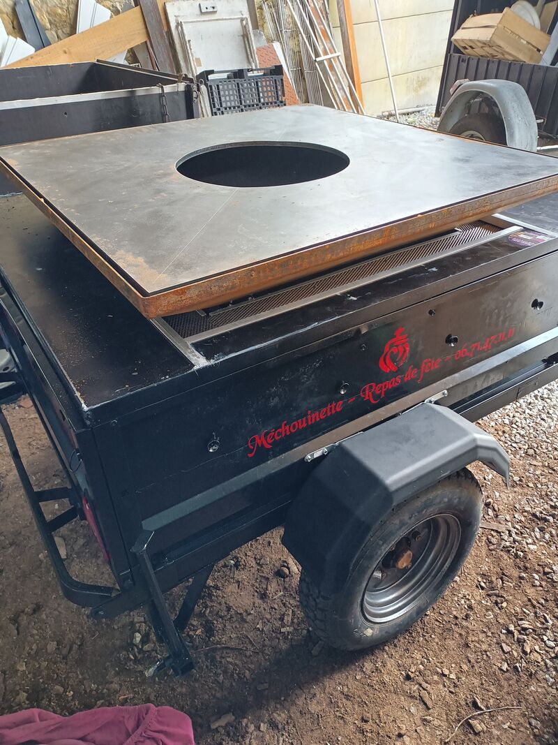 location d'un brasero de 1m pour vos amis 