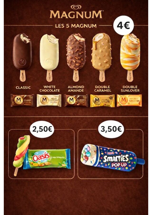 LES GLACES