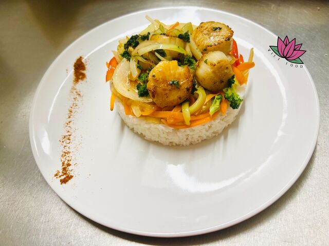 Noix de St.Jacques poêlées 