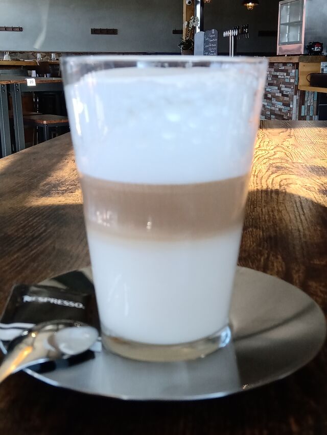 Latte Macchiato au caramel