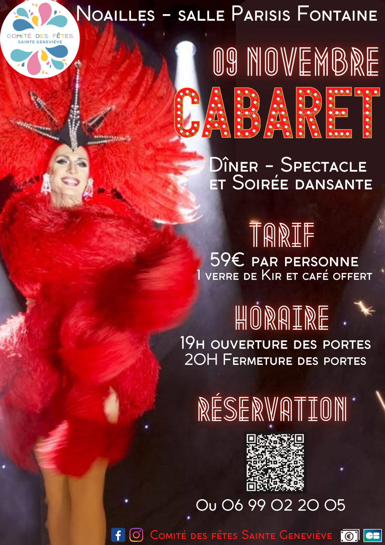 Soirée Cabaret 9 novembre 2024