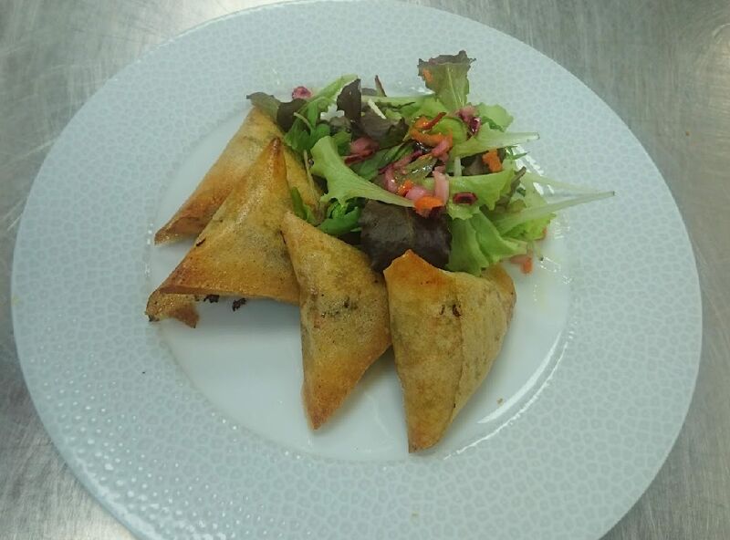 Samousa poulet curry