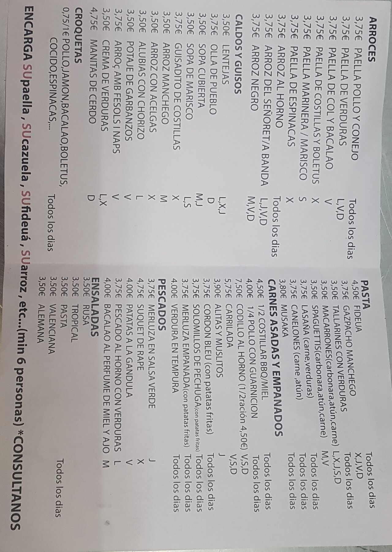 Servicio a domicilio. 2