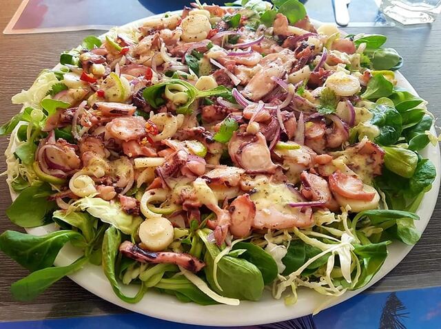 Salade de poulpe à la mauricienne façon ceviche