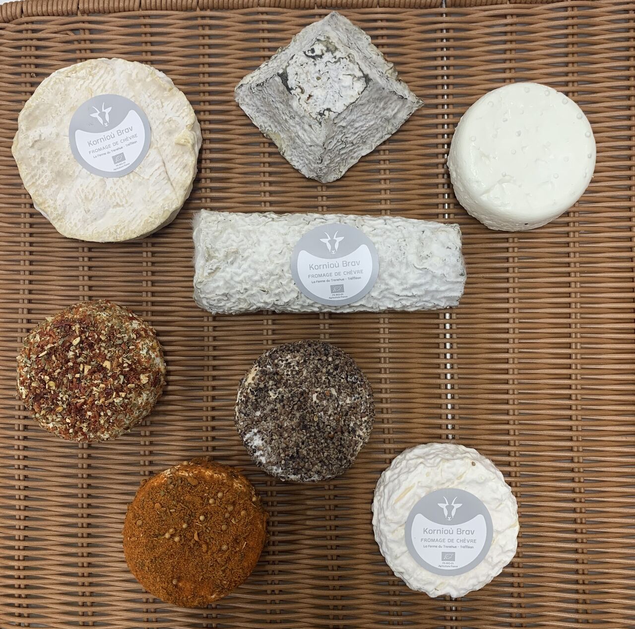 Fromages de chèvre Korniou Brav - Trefflean